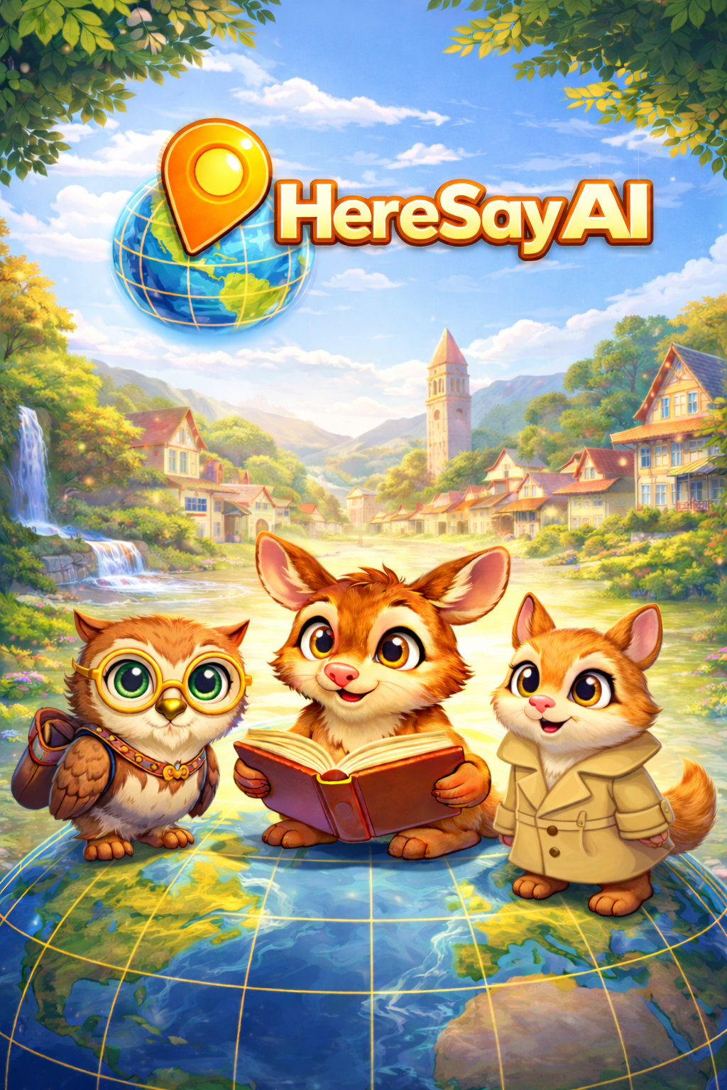 HereSayAI iOS splash screen